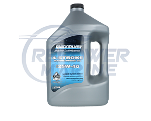 Genuine Quicksilver 92-8M0086224, 25W40 Inboard & Sterndrive Engine Oil