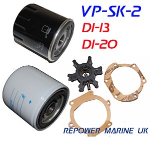 Service Kit for Volvo Penta D1-13, D1-2, MD2010, MD2020, 21189380 