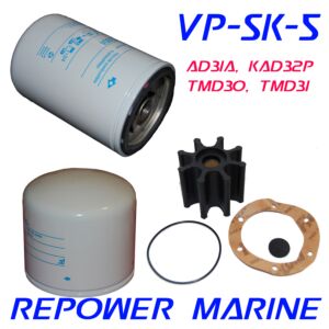 Service Kit for Volvo Penta AD31, AQAD31A, AQD32A, KAD32P, TMD30A, 877201