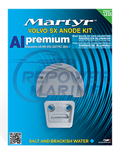 Martyr Aluminium Anode Kit for Volvo Penta SX & DP-SM Sterndrive