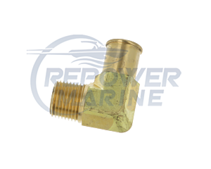 Water Input Fitting for Volvo Penta & OMC Exhaust Manifolds, 3852538