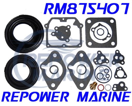 Carb Repair Kit for Volvo Penta Zenith-Stromberg 1BBL Replaces 875407