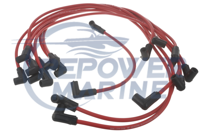 Red Ignition Cable Kit for V8 With Delco EST Ignition