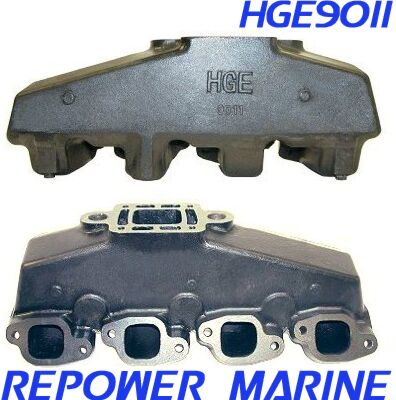 Exhaust Manifold for Mercruiser 7.4L & 8.2L V8, 807078T10  