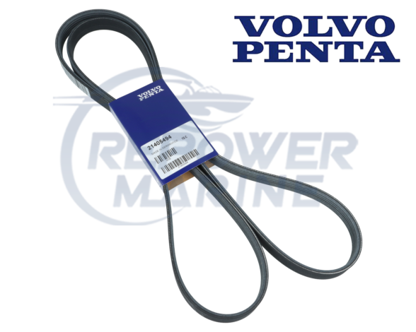 Genuine Volvo Penta  Drive Belt 21405494, D4 & D6