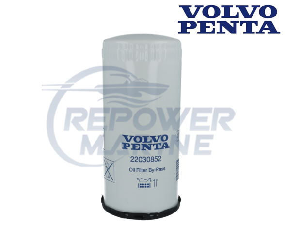 Genuine Volvo Penta By-Pass Oil Filter 22030852, D4 & D6