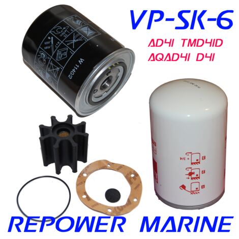 Service Kit for Volvo Penta AD41,TMD41D, TMD40 AQAD41, D41, 877202