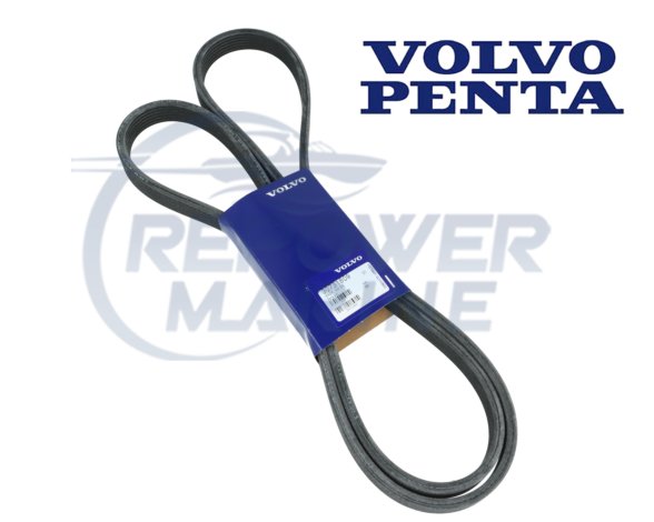 Genuine Volvo Penta Alternator Drive Belt 30731809,  D3 Models