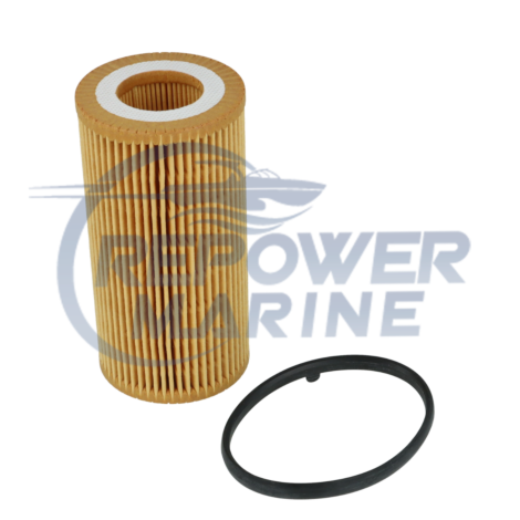 Oil Filter Insert for Volvo Penta D3 Models 2009 - UP, Replaces 30788490