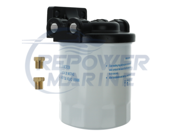 Water Separating Fuel Filter Assembly for Volvo & Mercruiser, Repl: 35-802893Q4