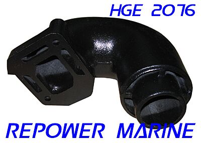 Exhaust Riser for Mercruiser 2.5 L, 3.0 L, 3.0 LX, Replaces #: 12076