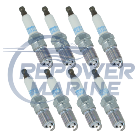 Spark Plug Set for 5.0L, 5.7L, 6.2L MPI / GXI, Repl: 33-8M2018369