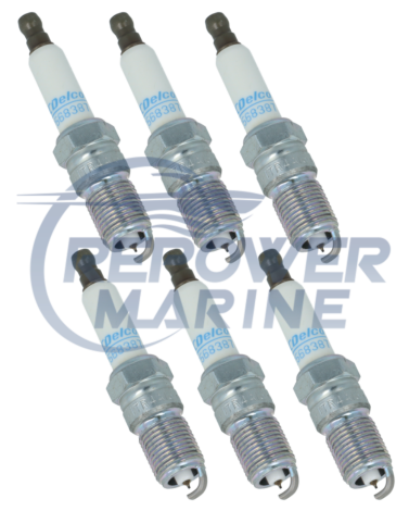 AC Delco Spark Plug Set for 4.3L V6 MPI / GXI, Repl: NGK  ITR4A15, 8M2018369,