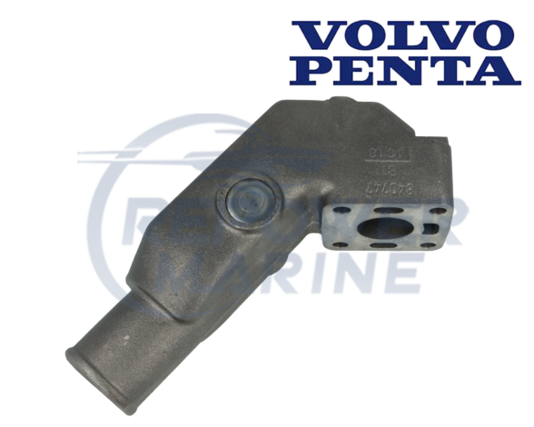 Genuine Volvo Penta Exhaust Elbow 840690 for 2001, 2002, 2003 