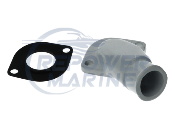 Metal Water Intake Nipple for Volvo Penta Sterndrive, Replaces 854031
