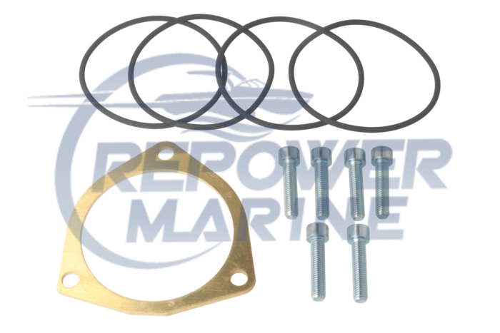Oil Cooler Seal Kit for Mercruiser QSD 2.8, QSD 4.2, Replaces 879194185