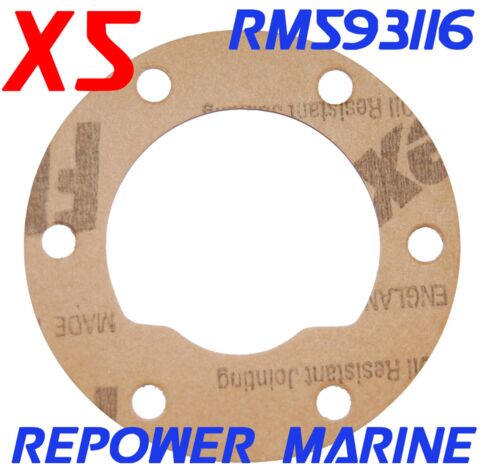 5 X Water Pump Gaskets, Used in Volvo Penta Kits: 875807, 3586494, 803729
