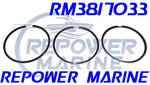 Piston Ring Set for Volvo Penta 31, 32, 41, 42, 43  Replaces 3817033