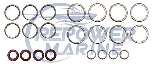 Fuel Pipe Washer Kit for Volvo Penta Marine Diesel 2002, 2002AG, 2002B, 2002BG