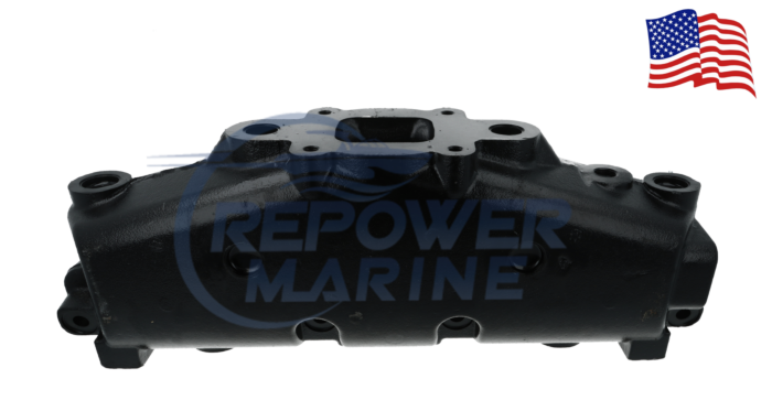 Barr Exhaust Manifold for Mercruiser V8 Dry Joint, 865735A02, USA MADE