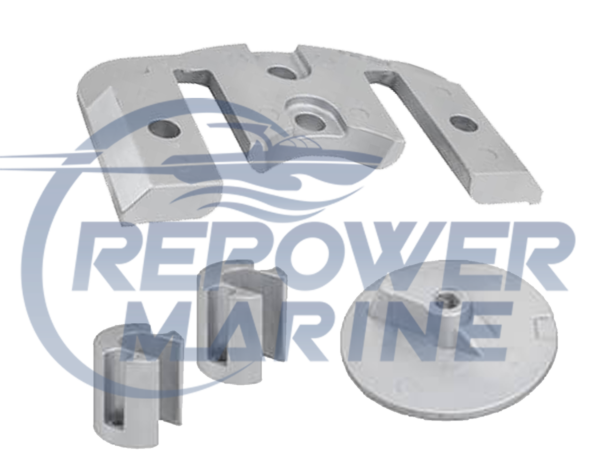 Zinc Anode Kit for Mercruiser Bravo 2 & 3, Repl: 888761A1