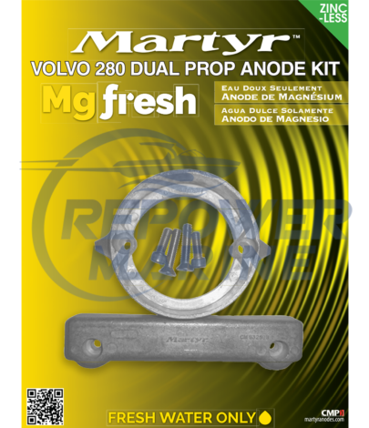 Martyr Magnesium Anode Kit for Volvo Penta 280 DP Sterndrive