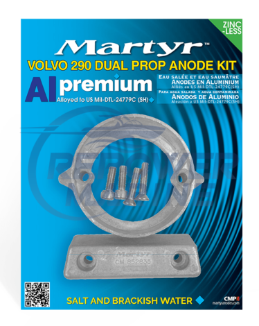 Martyr Aluminium Anode Kit for Volvo Penta 290DP & DP Drives