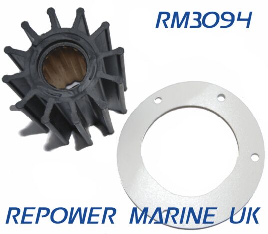 Impeller Kit Replaces Volvo Penta #: 22994993, 876771, 21951358, 3887761
