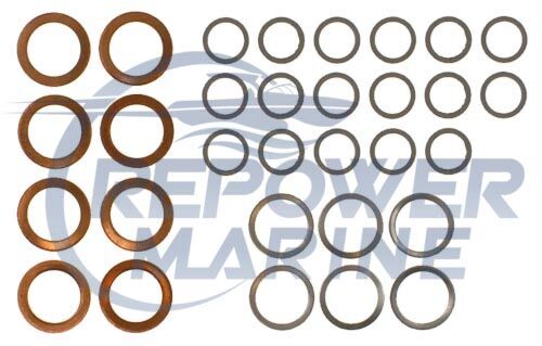 Fuel Pipe Washer Kit for Volvo Penta AD40B, AQAD40, AQD40A, MD40A, TMD40A, TMD40