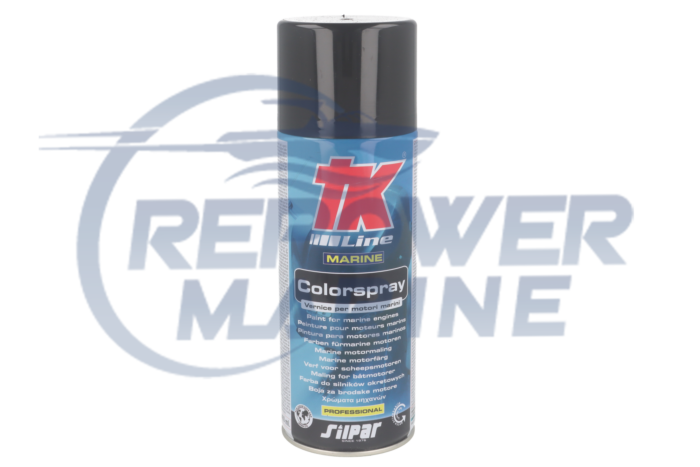 TK Mercury / Mercruiser Black Marine Spray Paint