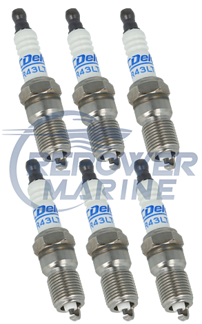 AC MR43LTS Spark Plug Set 4.3L V6 Vortec Carb & EFI