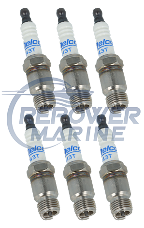 AC MR43T Spark Plug Set for Pre Vortec V6, Equivalent: NGK BR6FS