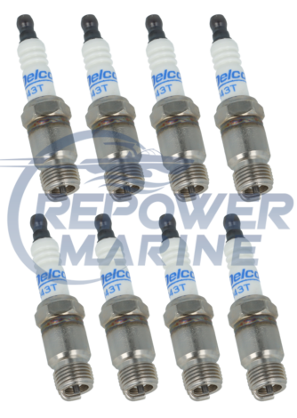 AC MR43T Spark Plug Set for Pre Vortec V8, Equivalent: NGK BR6FS