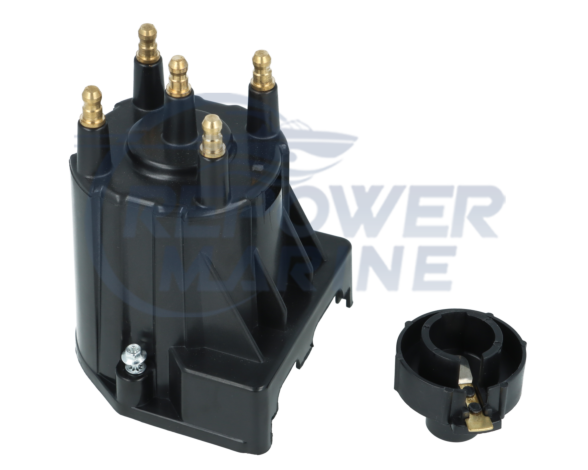 Distributor Cap & Rotor for Delco EST 4 Cyl, 811635Q2, 3854260