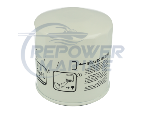 Marine Oil Filter for 2.5L, 3.0L, 3.7L, 5.0L, 5.7L, 7.4L, 35-866340Q03