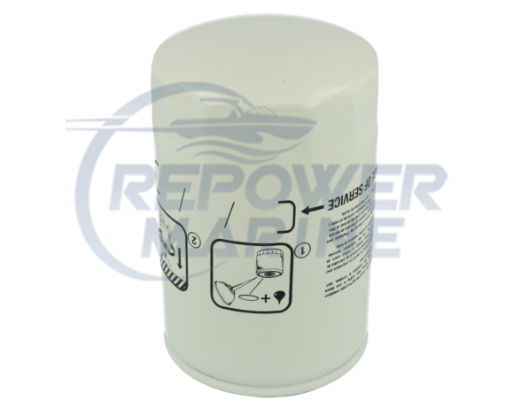 Marine Oil Filter for Mercruiser, Volvo, OMC 3.8L & 4.3L V6, 35-883702Q