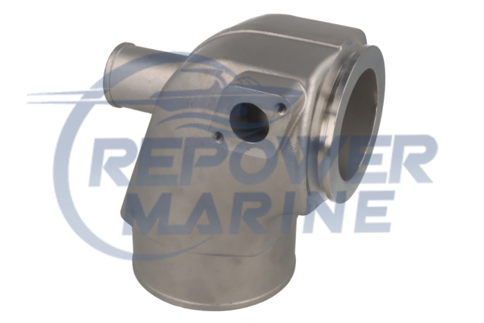 Stainless Exhaust Elbow for Volvo Penta, Replaces 861289, KAD32, KAD42, KAD43, KAD44