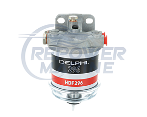 Genuine Delphi 296 Fuel Filter Assembly, Replaces Volvo Penta 877767