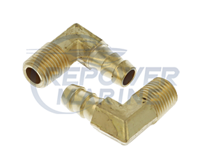 3/8" ID (10mm) 90 Degree Hose Tails for Fuel Filter Assemblies