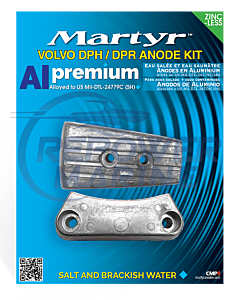Martyr Aluminium Anode Kit for Volvo Penta DPH Sterndrive