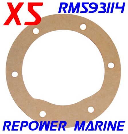 5 x Water Pump Gaskets for Volvo Penta, replaces 808275