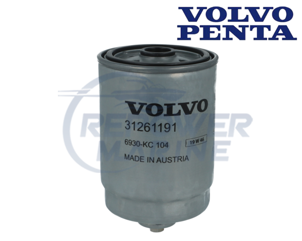 Genuine Volvo Penta Fuel Filter 31261191, D3 Series 