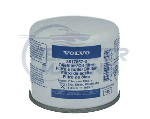 Genuine  Volvo Penta Oil Filter 3517857 , KAD32, AD31, AQ151, AQ145