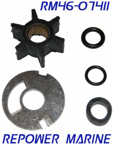 Water Pump Kit for Mercury 3.5, 3.6, 4, 4.5, 7.5, 9.8 HP Replaces #: 47-89981 Q1