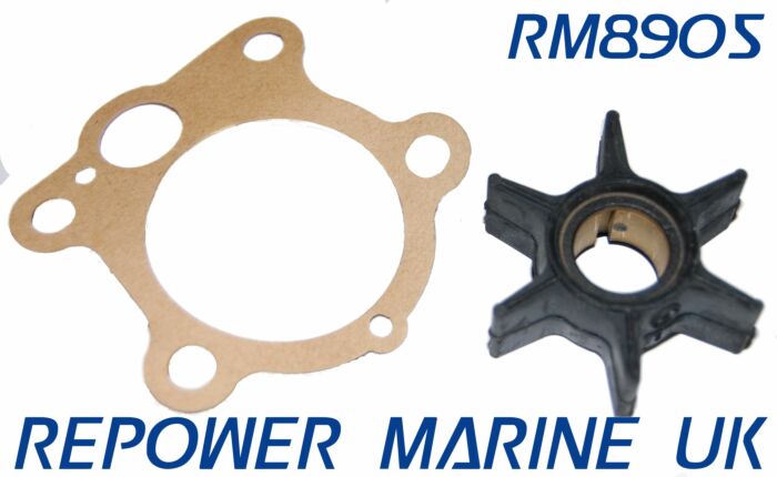 Impeller & Gasket for Yamaha 25, 30 ,40 ,50 HP Outboard Replaces: 6H4-44352-02-00