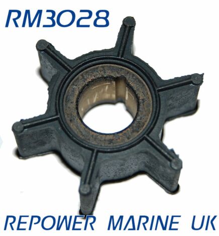 Impeller for Tohatsu 2.5, 3.5, 4, 5, 6 HP Outboard replaces #: 369-65021-1