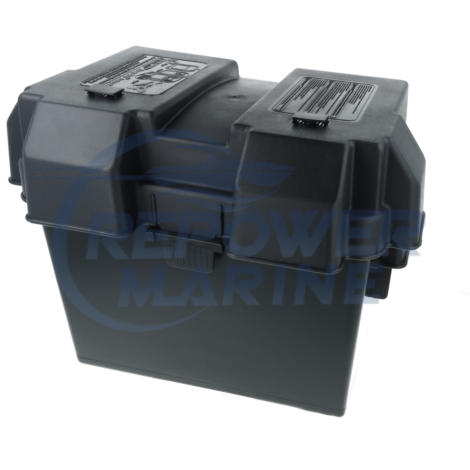 Marine Battery Box, 28 x 18 x 24.7 CM, Made in USA
