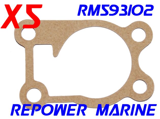 5 x Water Pump Gaskets for Johnson Evinrude Outboard 436137, 389576
