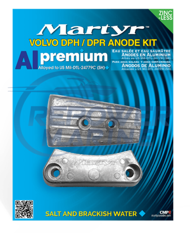 Martyr Aluminium Anode Kit for Volvo Penta DPH Sterndrive