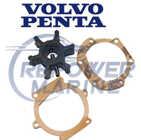 Genuine Volvo Penta Impeller 22222936, D1-13, D1-30, D-2, 2010, 2020, 2030, 2040